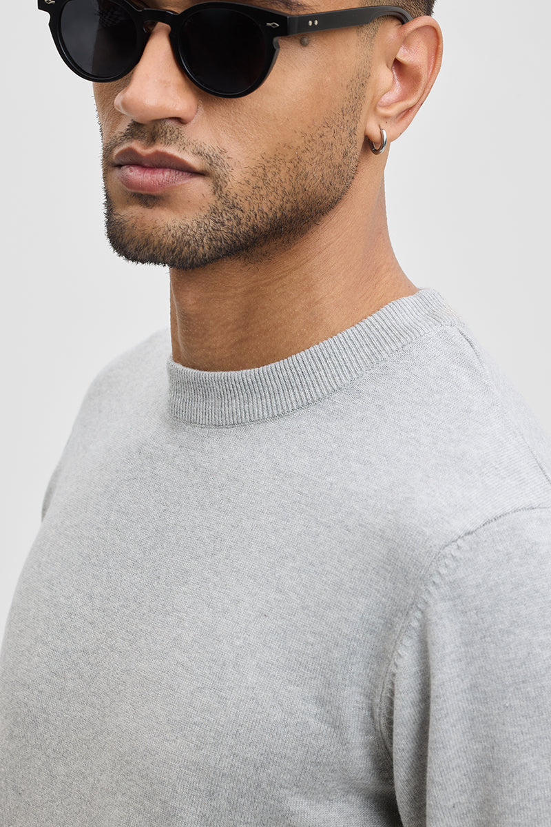 Solid Slim Fit Sweater 4 Solid Slim Fit Sweater