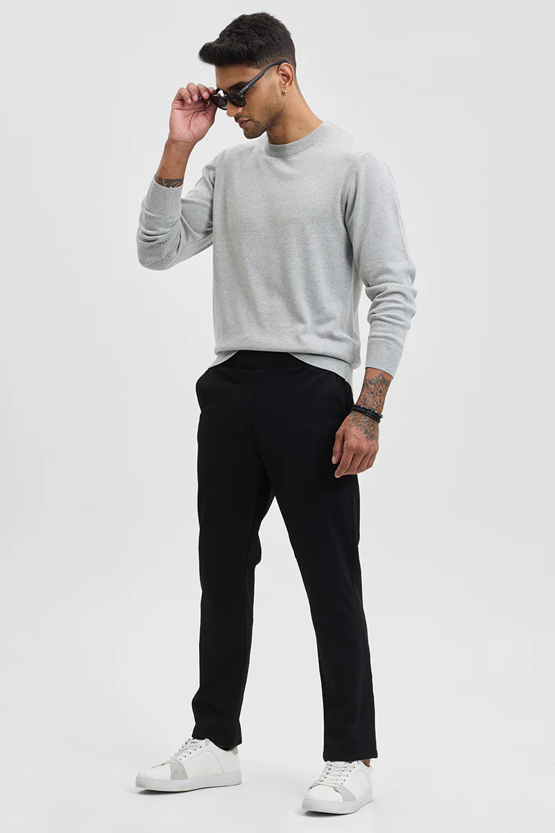 Solid Slim Fit Sweater 6 Solid Slim Fit Sweater