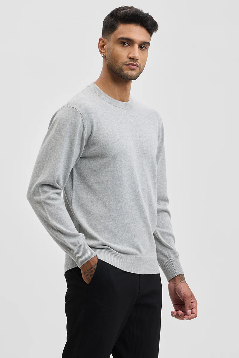 Solid Slim Fit Sweater 8 Solid Slim Fit Sweater